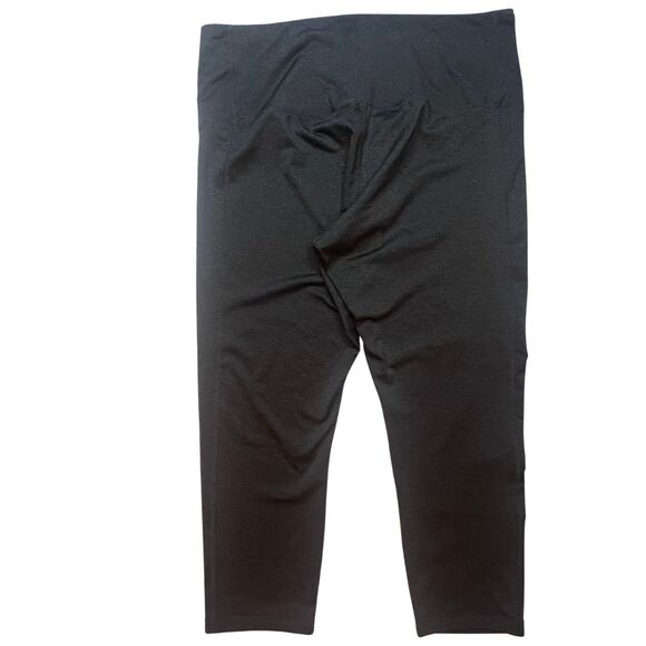 Reebok Leggings Womens XL Gray Cropped Athletic Workout Athleisure Sportswear - Picture 2 of 16